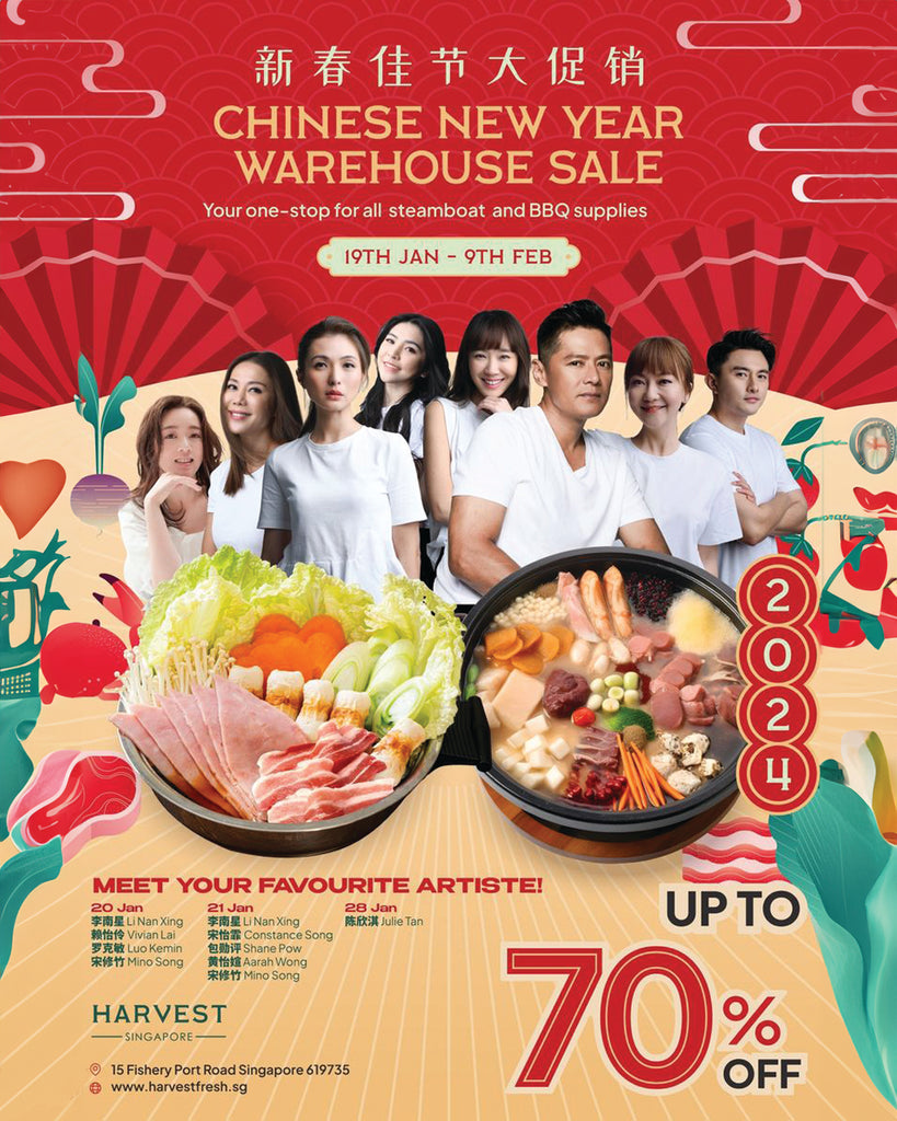 Harvest CNY Warehouse Sale 2024